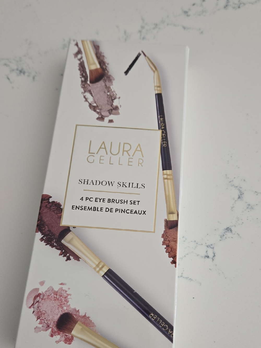 Laura Geller Shadow Skills 4-Pc Eye Brush Set - Black & Gold